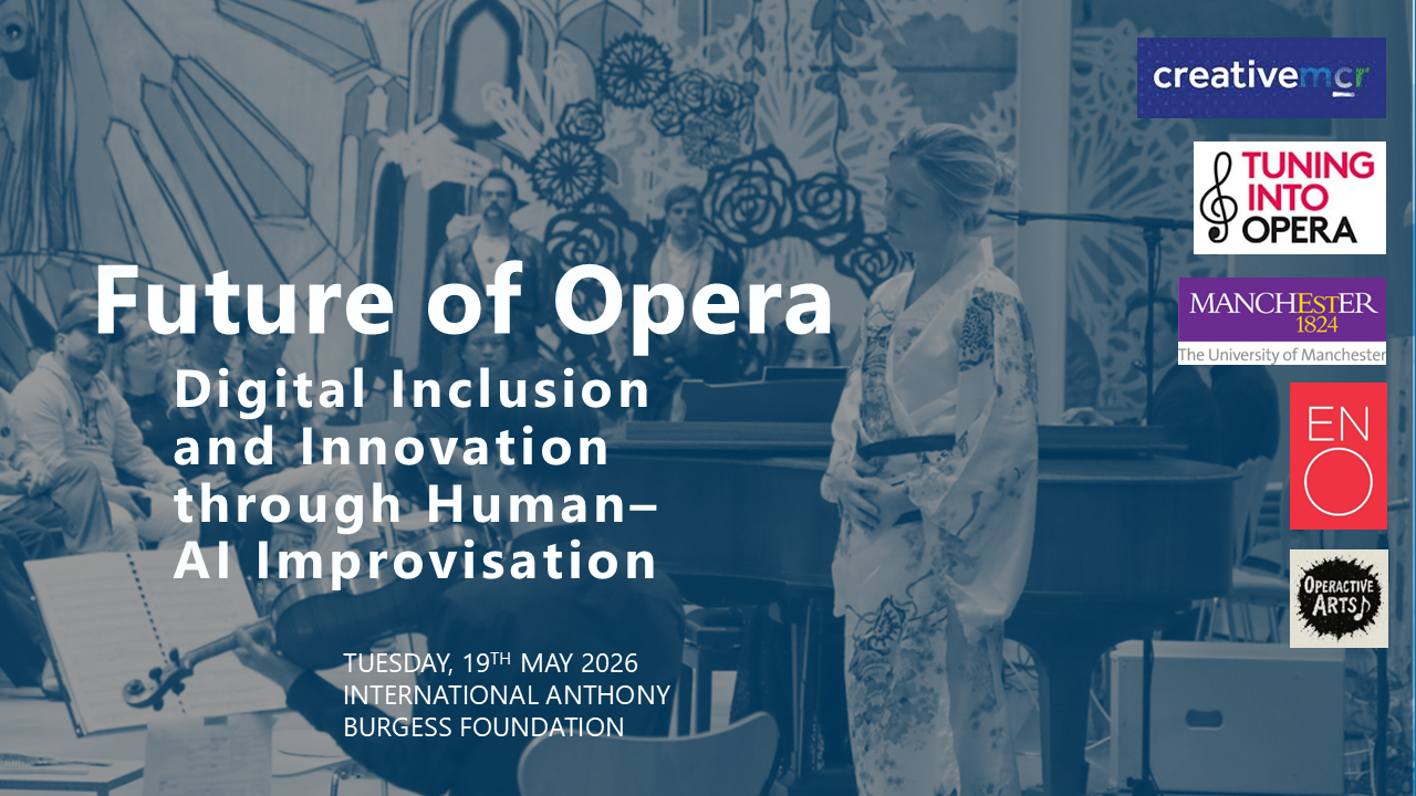 Future of Opera: Human-AI Improvisation workshop banner